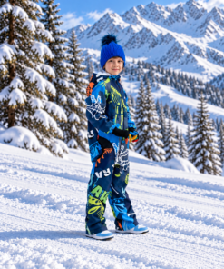 Alternative view of Dino waterproof ski suit