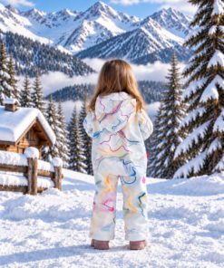 Pastel waterproof ski suit - Image 3