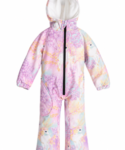 Alternative view of Gold unicorn waterproof ski suit