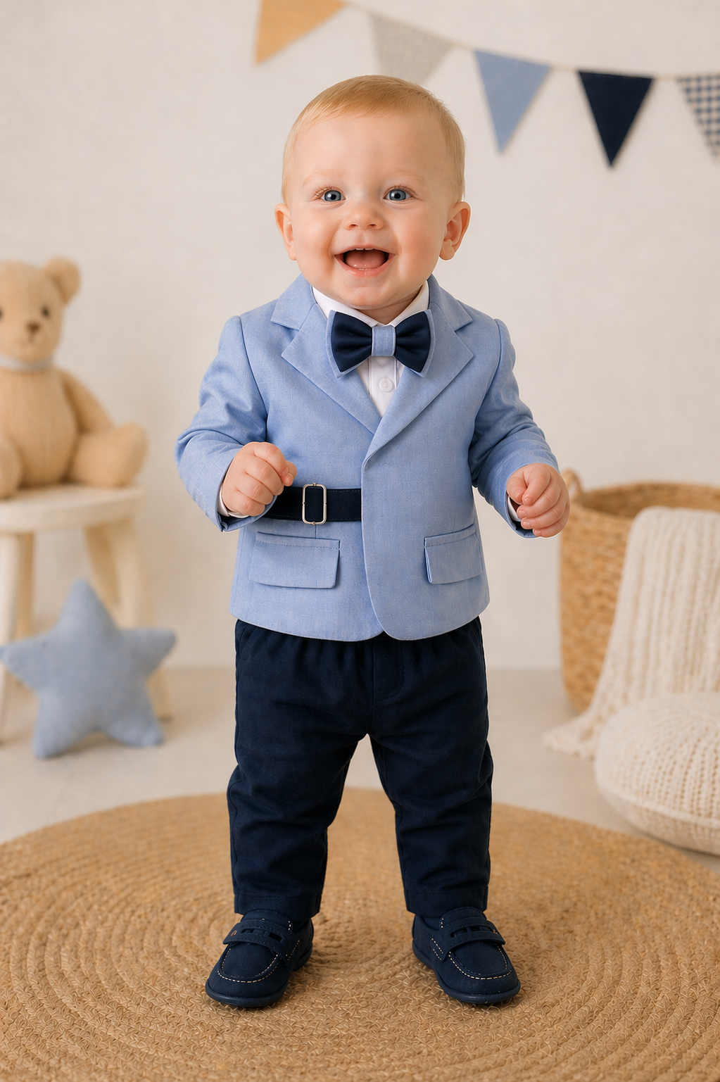 (Română) Costum de botez Adonis