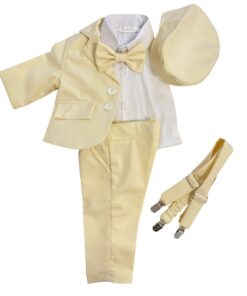 (Română) Costum de botez Golden Boy